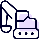 Moderne maskinpark icon